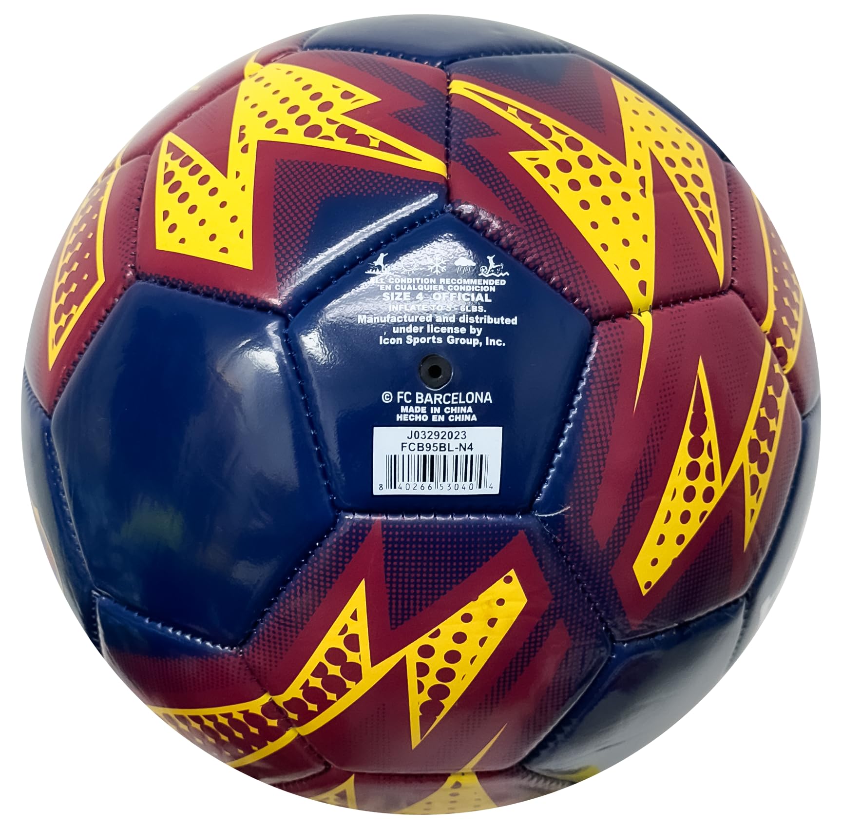 Amazon | Icon Sports バルセロナサッカーボール サイズ4 ライセンス